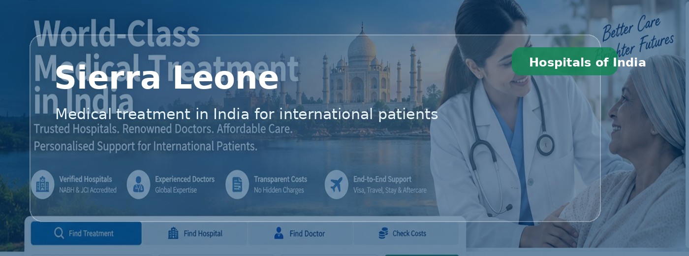 Sierra Leone Patients | Hospitals of India